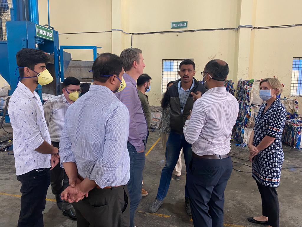 Site visit to Saahas zero waste recycling plant